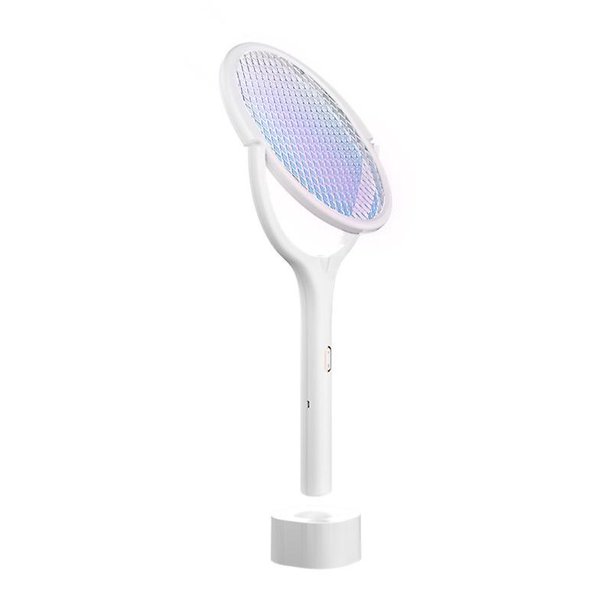 Cabezal giratorio, matamoscas eléctrico recargable, matamoscas eléctrico, raqueta, exterminador de insectos, exterminador de mosquitos, exterminador de insectos para interiores, exterminador