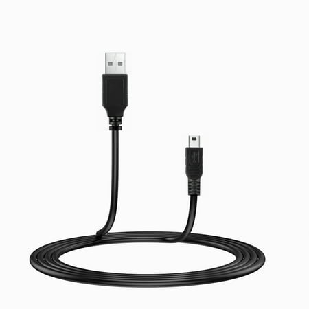 Image of FITE ON 5ft Mini USB Data Sync Charging Charger Power Cord Replacement for Camera Nuvi GPS PS3 MP3