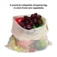 thumbnail image 4 of 18 Piezas Juego de Bolsas de Reutilizables de Alimentos Verduras y Productos Frescos, Bolsas de Algodón de Almacenamiento, 4 of 8