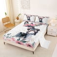 thumbnail image 2 of Erosebridal Farm Animals Donkey Full Size Sheets,Rustic Flowers Bed Sheets For Men Women 4-Piece, 2 of 6