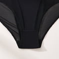 thumbnail image 5 of USNSM Women's Mesh High Waisted Underwear See Through Breathable Lingerie Panties Ladies Cheeky Briefs Black XXL, 5 of 5