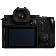 Panasonic Lumix S5 IIX Mirrorless Camera (DC-S5M2XBODY) + 4K Monitor + 2 x 64GB Memory Card + Corel Photo Software + 3 x DMW-BLK22 Battery + Triple Shoe Bracket + Charger + LED Light + More