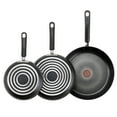 thumbnail image 1 of T-fal 3-Piece Skillet Set, Heavy Gauge Forged Aluminium with Titanium Non-stick Coating, Dishwasher Safe, 1 of 6