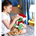thumbnail image 6 of DolliBu Santa Alien Stuffed Animal Plush Toy - Super Soft Stuffed Green Alien Dress Up with Red Santa Claus Outfit, Space Life Holiday Christmas Gift - 6 Inches, 6 of 6