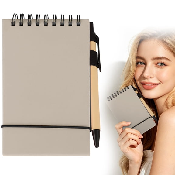 Pocket Notebook & Mini Sketchbook 3x5 in – Small Sketch Pad with Built-in Pen, Tearable Blank Pages, Pocket Sketchbook for Teachers, Office Supplies, Studying Essentials, Classroom Must Haves