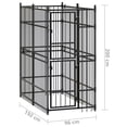 thumbnail image 4 of vidaXL Outdoor Dog Kennel Steel 19.8 ft², 4 of 8