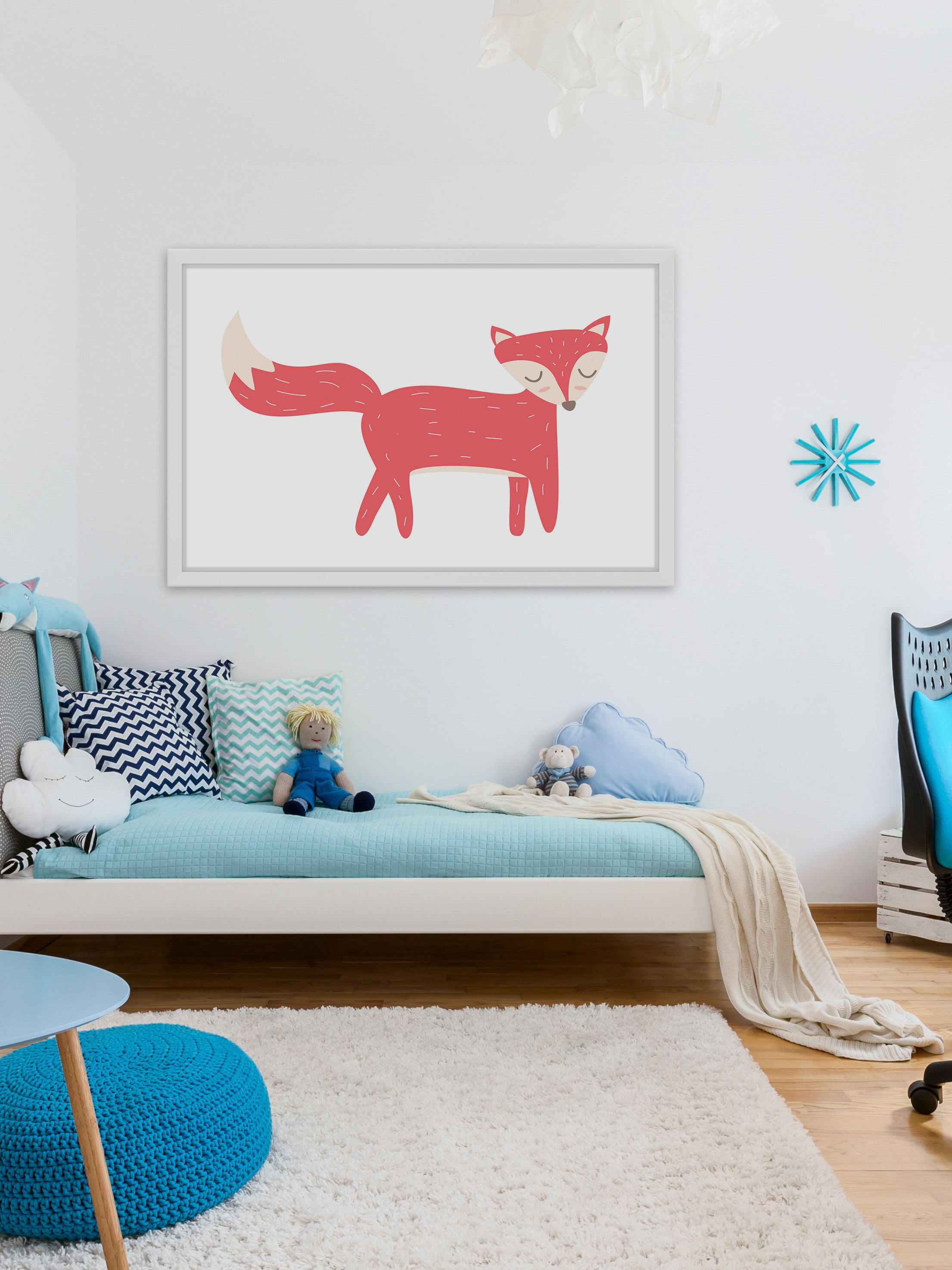 "Red Fox" Framed Painting Print