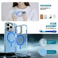thumbnail image 5 of TECH CIRCLE Lanyard Phone Case for iPhone 13 Pro Max, Cute Spots Transparent Back Magnetic Case with Wrist Strap, Kickstand, Compatible with MagSafe Accessories, Protective Slim Clear Cover, Pink, 5 of 6