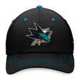 thumbnail image 2 of Men's Fanatics Black San Jose Sharks Authentic Pro Rink Flex Hat, 2 of 4