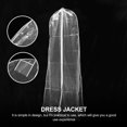 thumbnail image 2 of IFANLANDOR Clear Clothes Storage Bags Transparent PEVA Waterproof Clothing 1 Set, 2 of 8