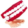 Magique Novelties Over The Hill Dancing Dentures Novelty Toy, White Red