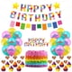 thumbnail image 1 of Advancent Conjunto de bloques de construcción, bandera, globos de látex, adornos para tartas, pegatinas autoadhesivas, ahorro de tiempo para Kits de decoración para fiestas, 1 of 6