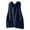 Blue, variant on Hooded Knit Vest Sweater Casual Outerwear Cardigan With Pockets Sleeveless Open Front Fall Winter Fashion Sweater Vest Women