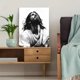 thumbnail image 5 of Qisvanset 12x16 Inch Jesus Minimalist Line Canvas Wall Art, Classic Portrait Art Baptism Gift Household Decor, 5 of 8
