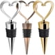 thumbnail image 1 of Tapones para botellas de vino, tapón reutilizable con cabeza de corazón para sellar vino, 1 of 3