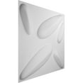 thumbnail image 3 of Ekena Millwork 19 5/8"W x 19 5/8"H Petal EnduraWall Decorative 3D Wall Panel, White, (50-Pack for 133.73 Sq. Ft.), 3 of 12