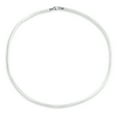 thumbnail image 2 of Bling Jewelry Womens White Satin Silk Necklace Pendant Cord .925 Sterling Silver 16 Inch, 2 of 5