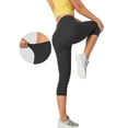 thumbnail image 7 of High Waisted Leggings for Women with Pockets Soft Active Tummy Control Pants for Yoga Running Daily Wear Gym Clothes Black XL, 7 of 7