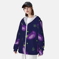 thumbnail image 3 of Balery Eggplant Sudadera ligera de manga larga con capucha y protección solar UPF 50+ para hombre y mujer, ideal para pesca y running-X-Large, 3 of 7