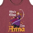 thumbnail image 3 of Disney Frozen 2 - She's Elsa, I'm Anna - Women's Racerback Tank Top, 3 of 5
