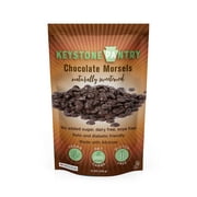 Keystone Pantry Keto Mini Dark Chocolate Chips 12 Oz Healthy, Low-Carb Snack, Gluten, Soy, Dairy, & Sugar-free, Kosher