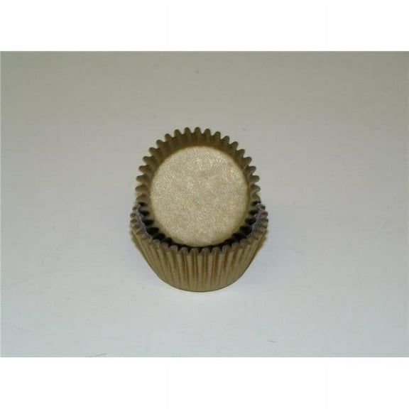 Viking -275 GP GOLD 0.75 x 1.38 in. Greaseproof Baking Cup - Gold - 1000 Piece