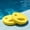Yellow, variant on 2 Pieces Water Exercise Discs, Handhelds Round Water Floats Disc, Eva Foam Water Hand Discs, Water Aerobic Equipment Hand Held Swim Disc, for Pool Exercise Resistance Water Weights