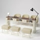 thumbnail image 4 of Luxury Professional Nail Table Beauty Modern Cleaner Dressing Nail Table Makeup White Tavolo Manicure Salon Furniture BL50NT My Lux Decor Round, 4 of 21
