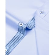 sogami Mens Long Sleeve Stretch Cotton Dress Shirt Regular Fit Button Down