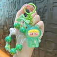 thumbnail image 3 of Acrylic Night Glow Frog Bead String Keychain Exquisite And Cute Mobile Phone Hanging Bag Hanging Decoration Dry, 3 of 4
