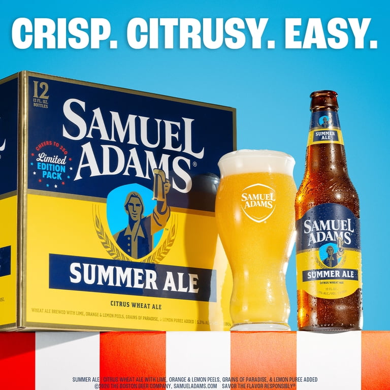 Samuel Adams, Seasonal Craft Beer, 6 pack, 12 fl. oz. Glass
