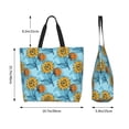 thumbnail image 5 of Naloa Sunflowers Tote Bag for Women Large Capacity Shoulder Bag for College Work Travel Shopping, 5 of 8