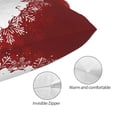 thumbnail image 3 of Pofeuu Winter Christmas Snowflake Print Polyester Microfiber Plush Pillowcases, Super Soft and Cozy Pillow Case Covers with Envelop Closure（Pillow core not included）-20"x30", 3 of 6