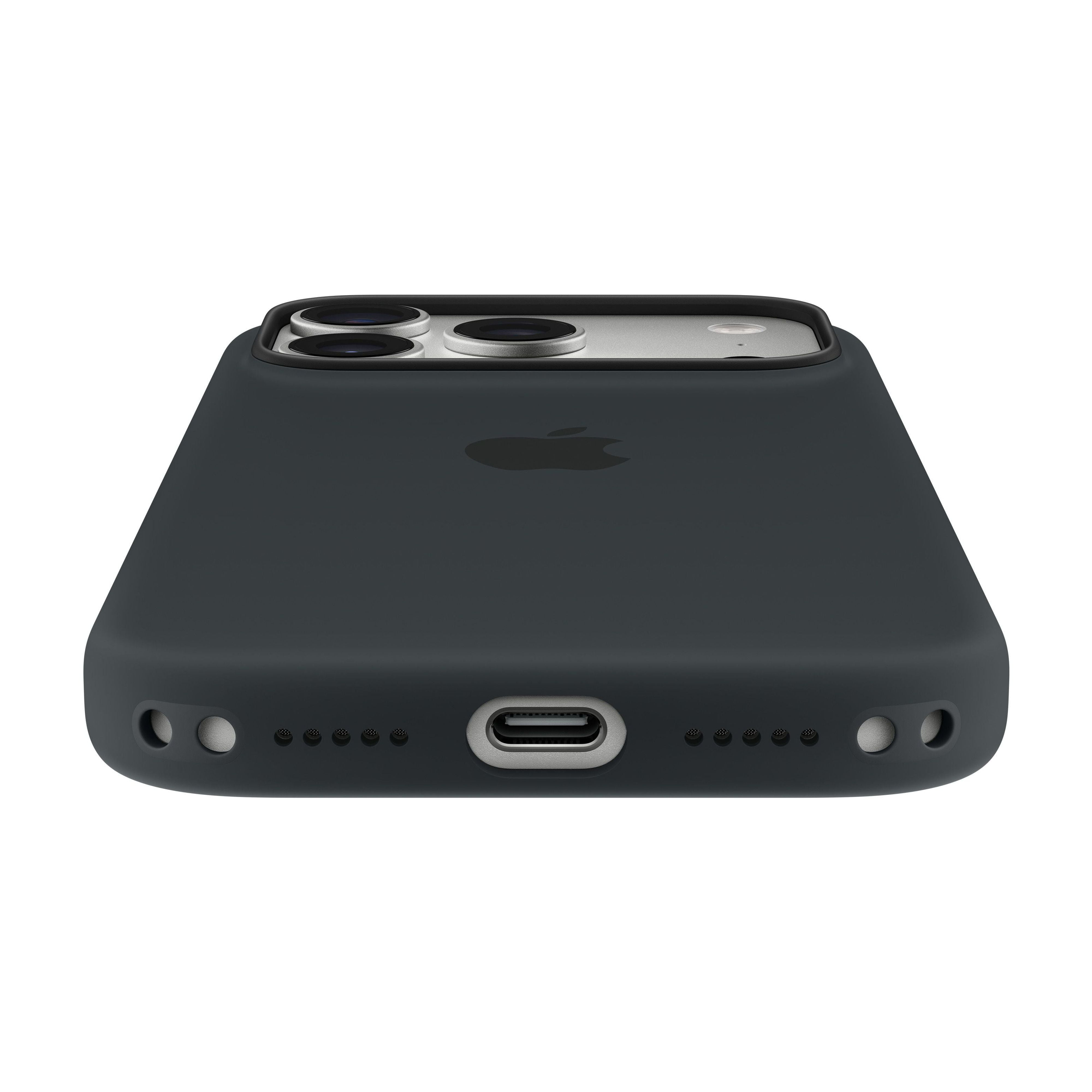 Apple iPhone 17 Pro Silicone Case with MagSafe – Bright Guava