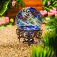 thumbnail image 2 of Home & Garden Glow In Dark Gazing Ball Glass Glass Landscape Decor 84G2491, 2 of 3