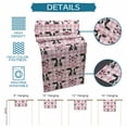 thumbnail image 6 of Cute Bow Cow Table Runner 72 Inches, Pink Buffalo Plaid Farmhouse Cute Animals Bed Runner Dresser Scarves Tabletop for Indoor Outdoor Parties/Ceremony/Banquet, 16" x 72", 6 of 8