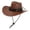 Dark Khaki, variant on Cowboy Hat Women Sun Protection Hat for Stage Performance Costume Props Shopping Brown