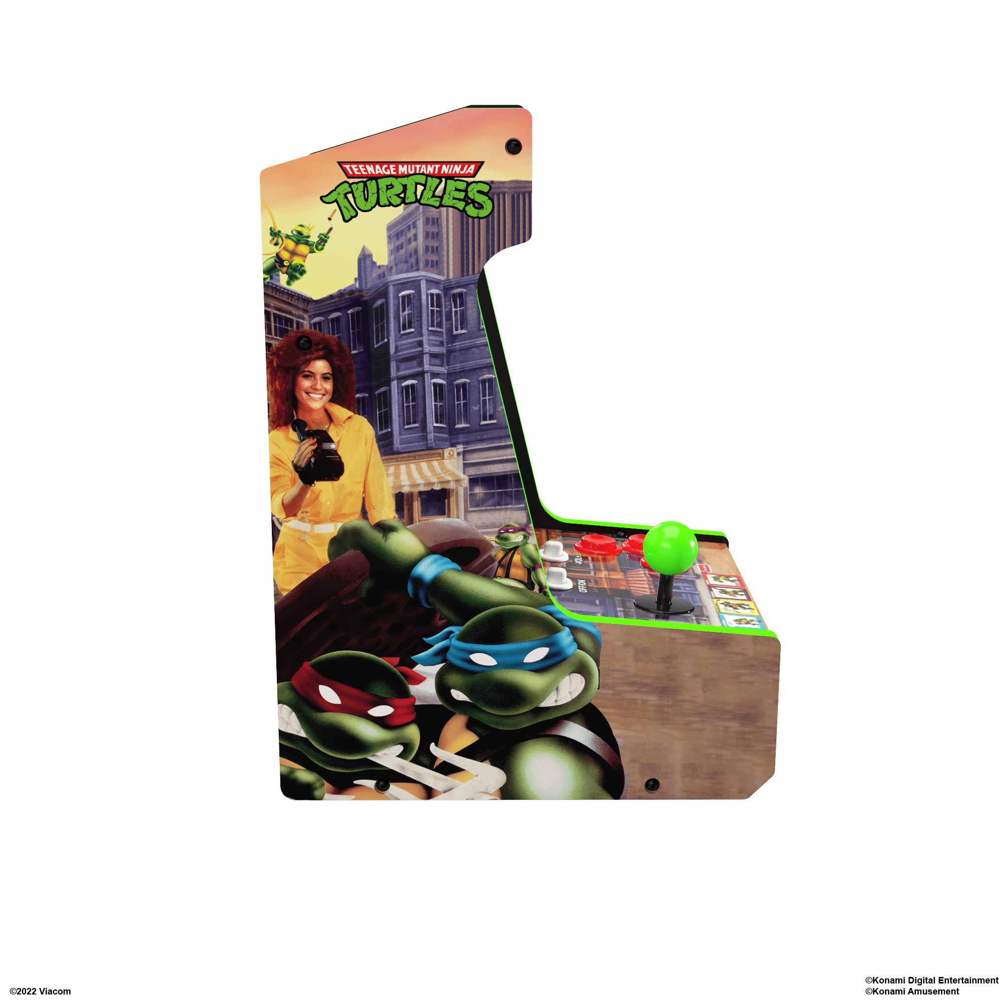 Arcade1up Teenage Mutant Ninja Turtles Countercade 2 Games in 1