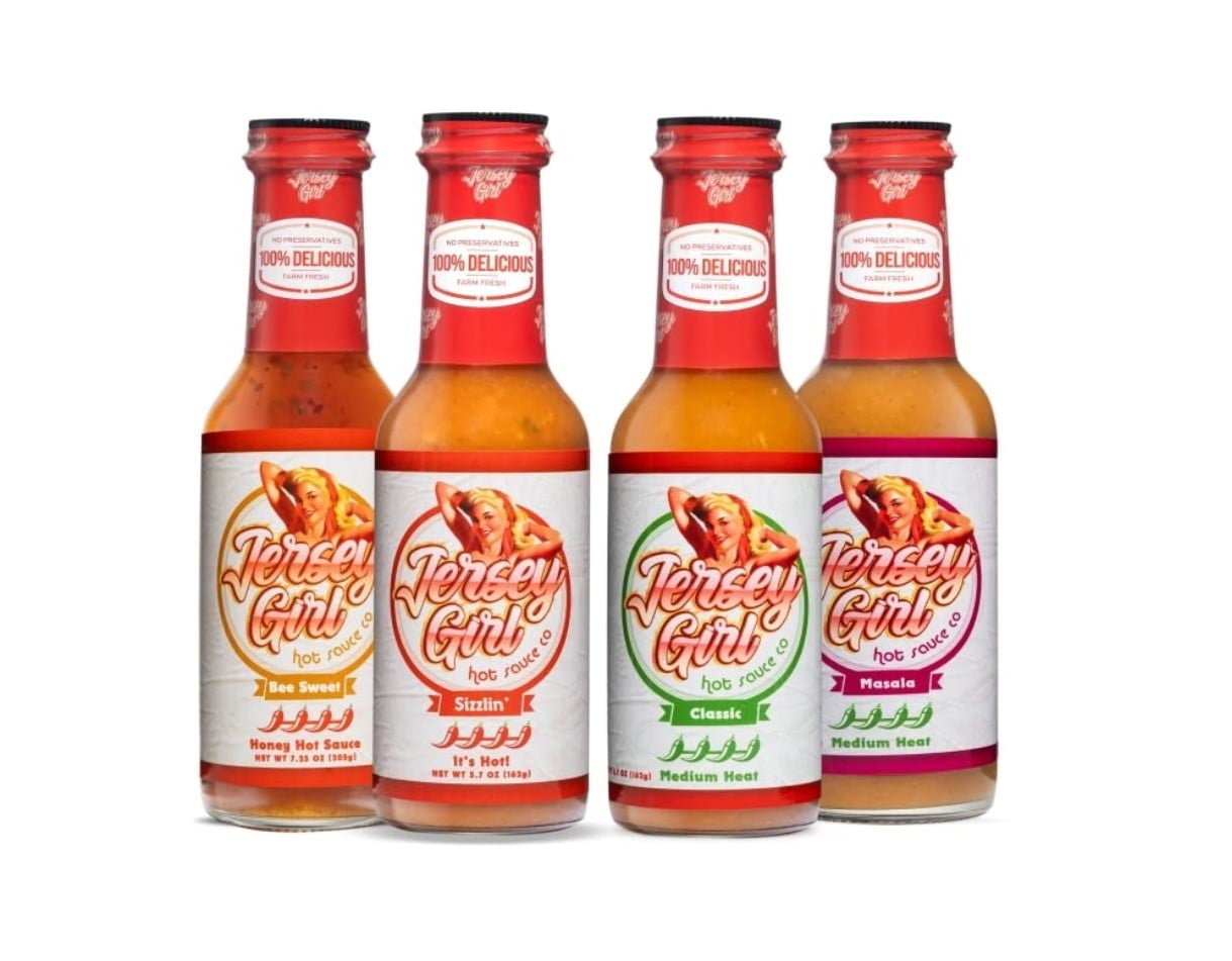 Jersey Girl Hot Sauce (All Natural) Low Sodium Hot Sauce Set Variety