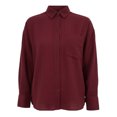 thumbnail image 1 of Blusa George para Dama, Manga Larga Vino Talla G, 1 of 4