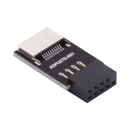 JSER USB 3.1 Front Panel Socket Key-A Type-E to USB 2.0 9Pin 10Pin Mainboard Header Male Extension Adapter price history on PriceWatchPro