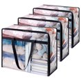 thumbnail image 1 of Bolsas de almacenamiento de ropa Lifewit, 40 L, plástico transparente, paquete de 3, 1 of 9