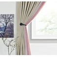 thumbnail image 4 of Deco Window Round Medallion Black Matt Curtain Holdbacks (2 Count), 4 of 5