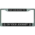 thumbnail image 1 of May God Bless You Chrome License Plate Frame, 1 of 1