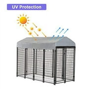 FDW 96 Inch Heavy Duty Outdoor Dog Kennel with Waterproof Cover