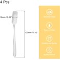 thumbnail image 2 of uxcell 4Pcs Stainless Steel Mini Espresso Spoon 5 Inch Coffee Spoon Dessert Spoons Mini Stirring Spoons Ice Tea Spoons for Coffee Ice Cream Tea Sugar, Silver, 2 of 7