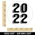 thumbnail image 2 of 2022 Stacked Graduation Shadow Rubber Stamp for Scrapbooking Crafting Stamping - Large 1-1/4 Inch, 2 of 7