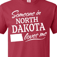thumbnail image 4 of Inktastic Someone in North Dakota Loves Me T-Shirt, 4 of 5