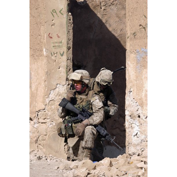 Army saves marines in fallujah picture