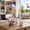 B, variant on Patriotic Wooden Star Decorations, 4 Piece Set Distressed Red White Blue Stars For Tiered Tray, Independence Day Mantle And Shelf Home Office Decor